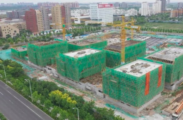 招商蛇口青岛网谷同顺园项目封顶