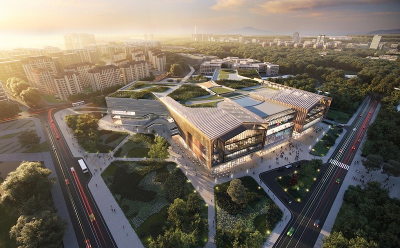海淀大悦信息科技园D地块9栋办公建筑的主体建设已完成
