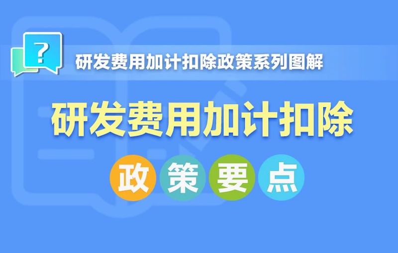 一图了解研发费用加计扣除政策要点